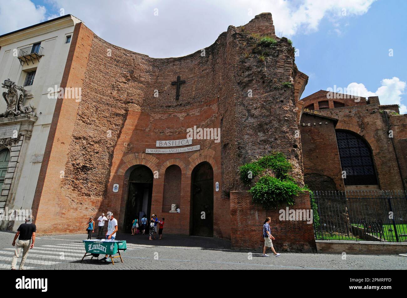 Basilica di Santa Maria degli Angeli e dei Martiri, Santa Maria, Martiri, Basilica, Church, Rome, Lazio, Italy Stock Photo