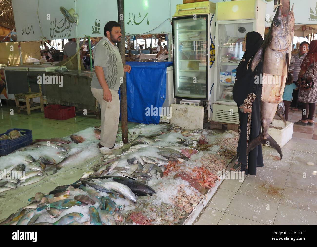 Fish market, Hurghada, Egypt Stock Photo Alamy