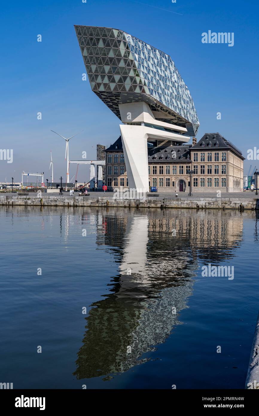 The Antwerp Port Authority building, Havenhuis, former fire brigade ...