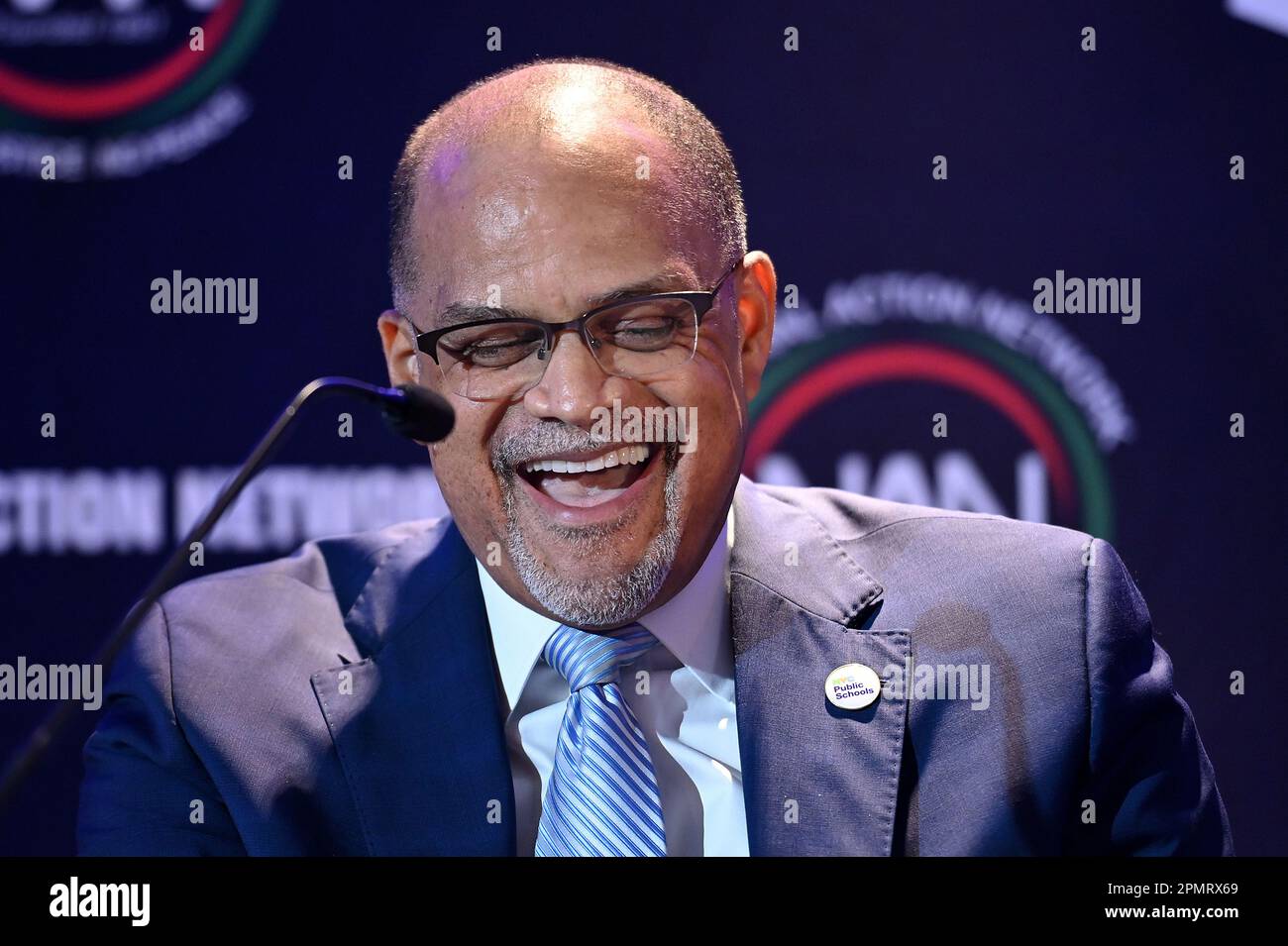 New York, USA. 14th Apr, 2023. David Banks, Chancellor of the New York