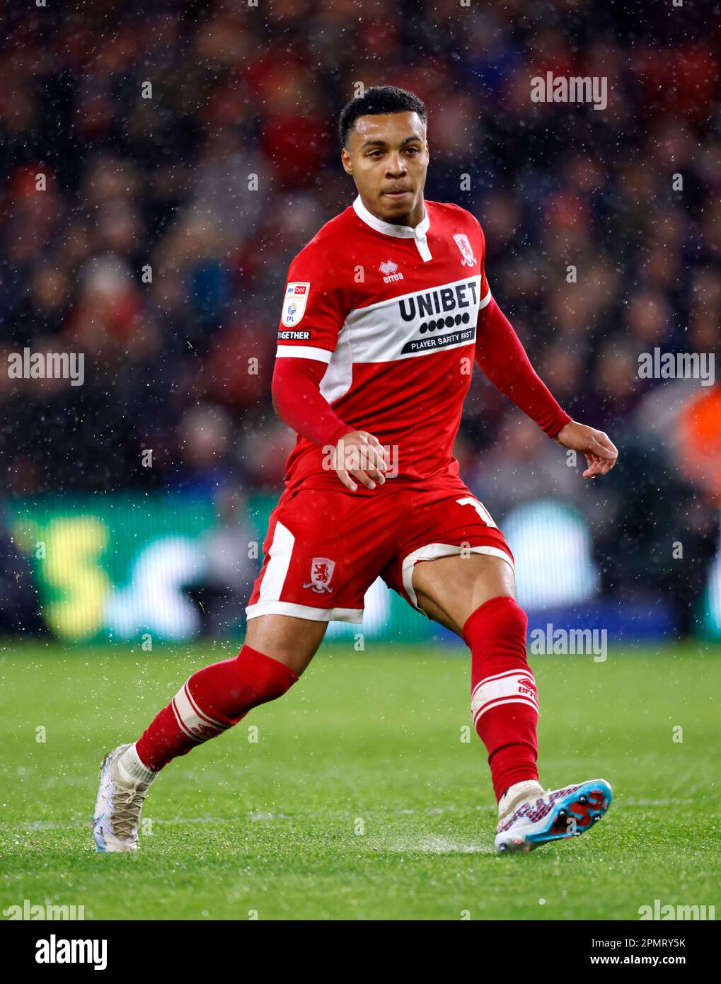 Middlesbrough's Cameron Archer during the Sky Bet Championship match at the Riverside Stadium