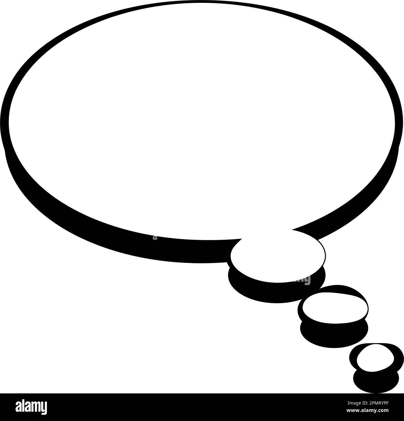 Isolated empty comic speech bubble Vector Stock Vector Image & Art - Alamy