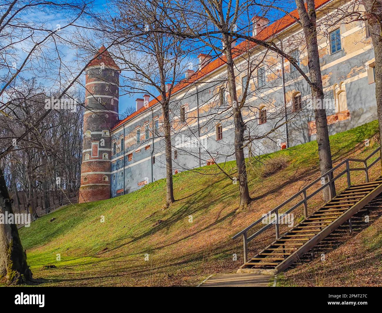 Panemune Castle In Lithuania. The Initial Hill Fort Of The Teutonic ...