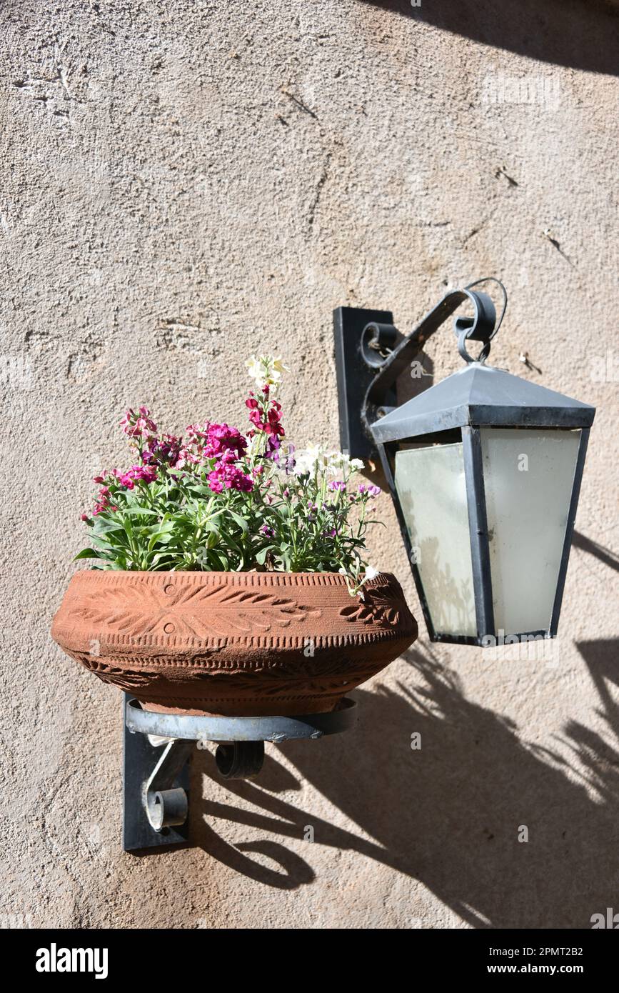 Sedona, Arizona. U.S.A. 1/13/2023. Tlaquepaque Village. Quaint shops