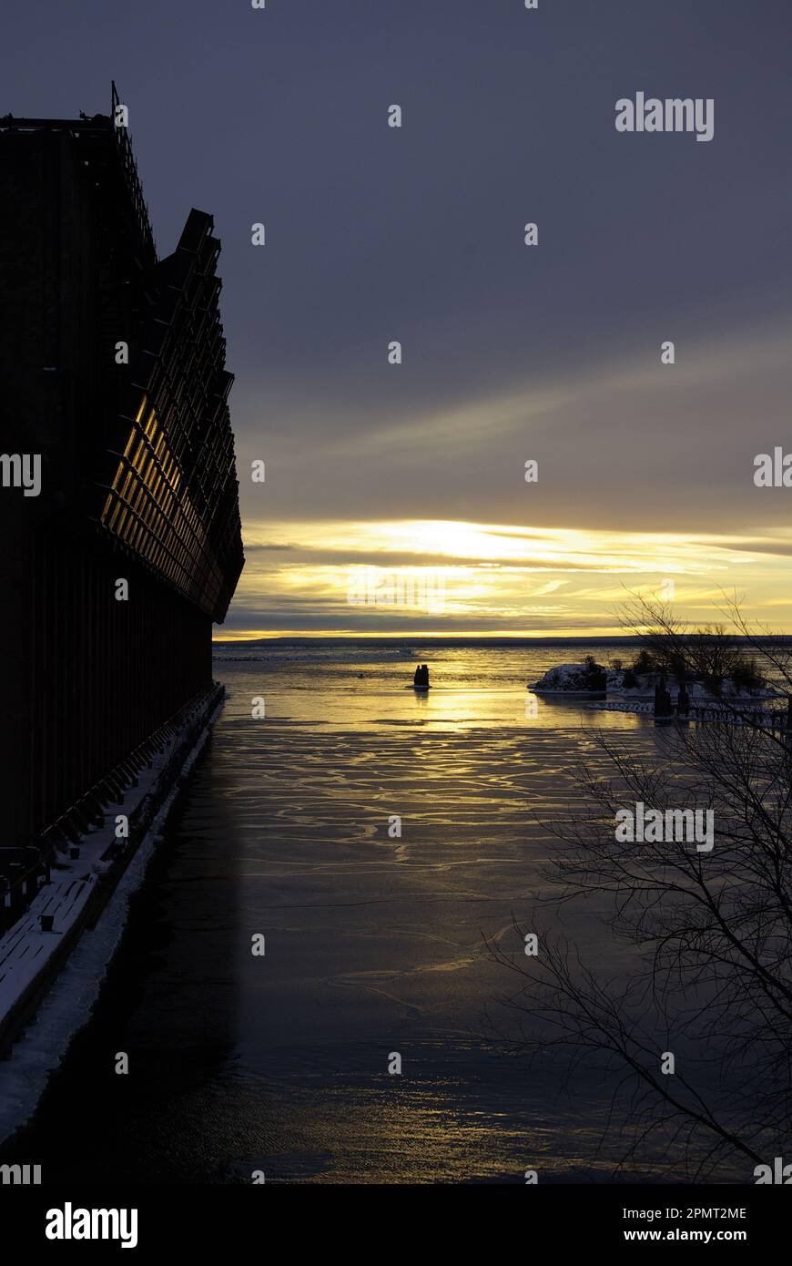 Ore Dock, Lower Harbor, Marquette Michigan Stock Photo Alamy