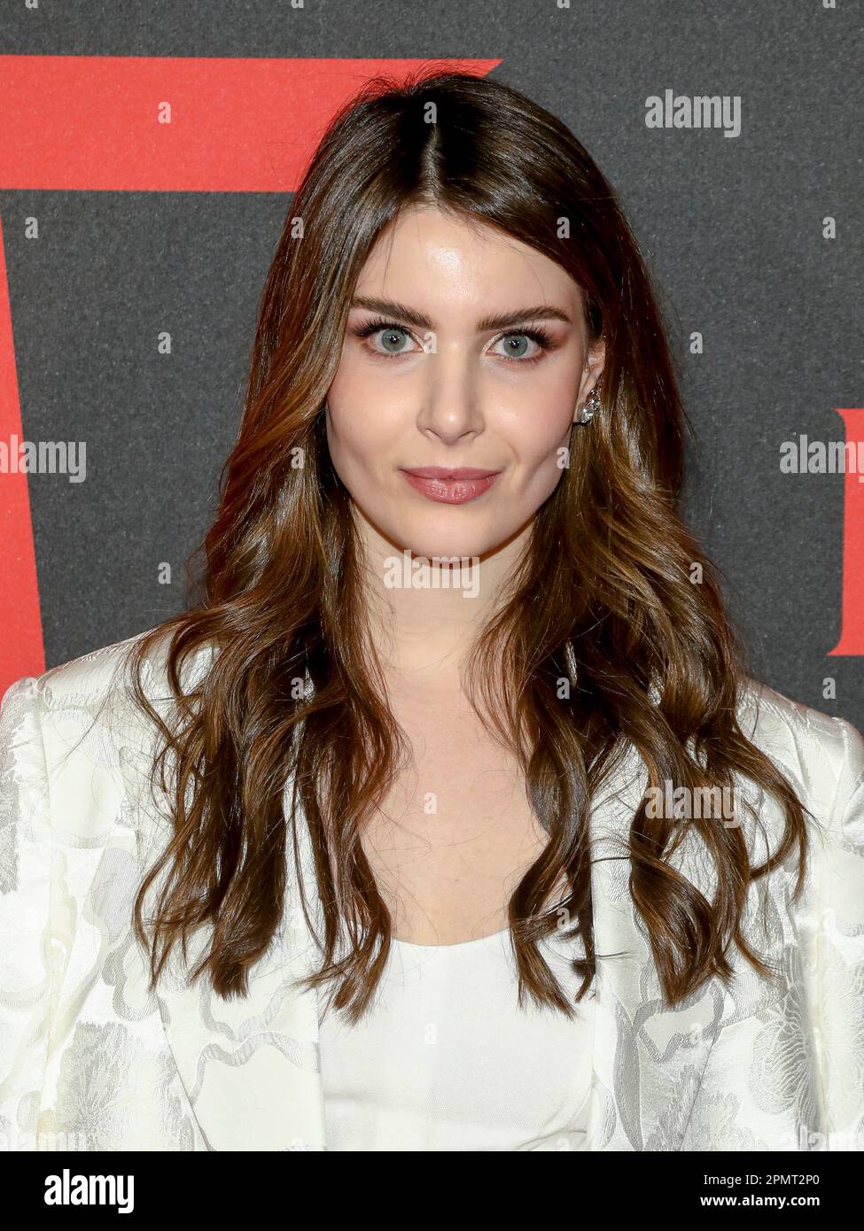 Anna Goudis attends a special screening of "Mafia Mamma" at AMC Lincoln