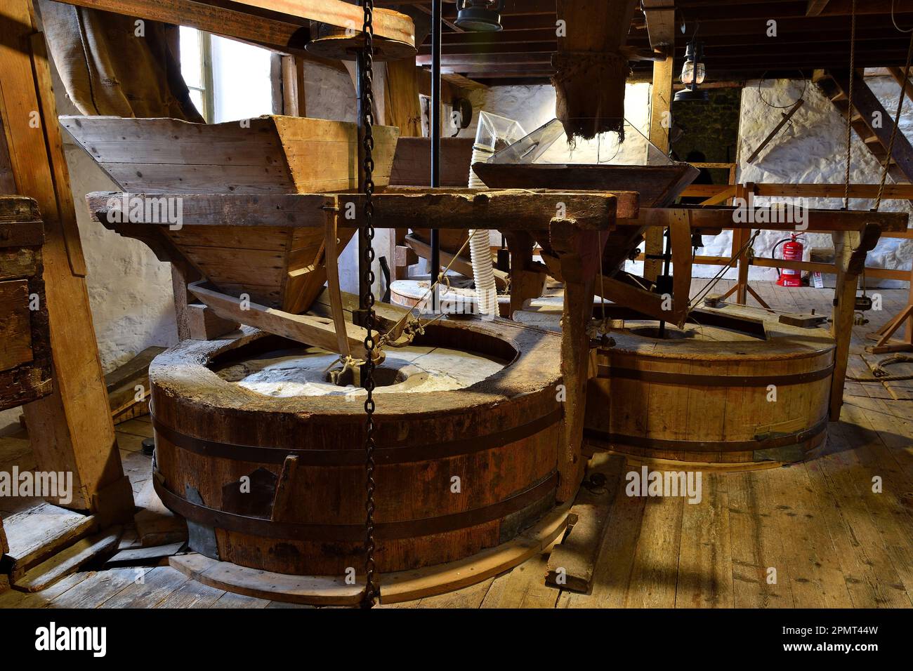 New Abbey corn mill Stock Photo Alamy