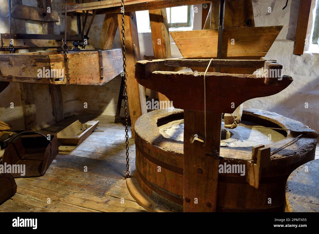 New Abbey corn mill Stock Photo Alamy