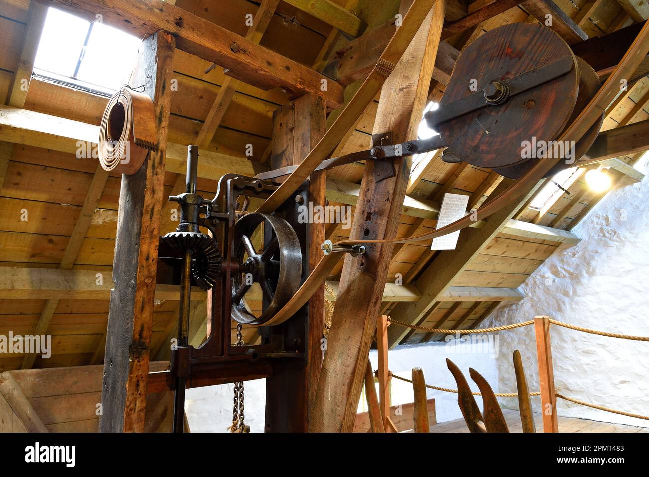 New Abbey corn mill Stock Photo Alamy