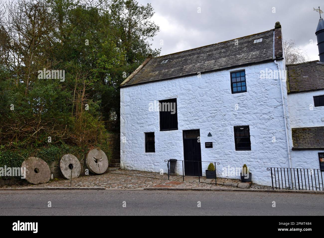 New Abbey corn mill Stock Photo Alamy