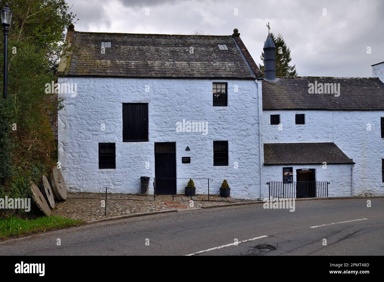 New Abbey corn mill Stock Photo Alamy