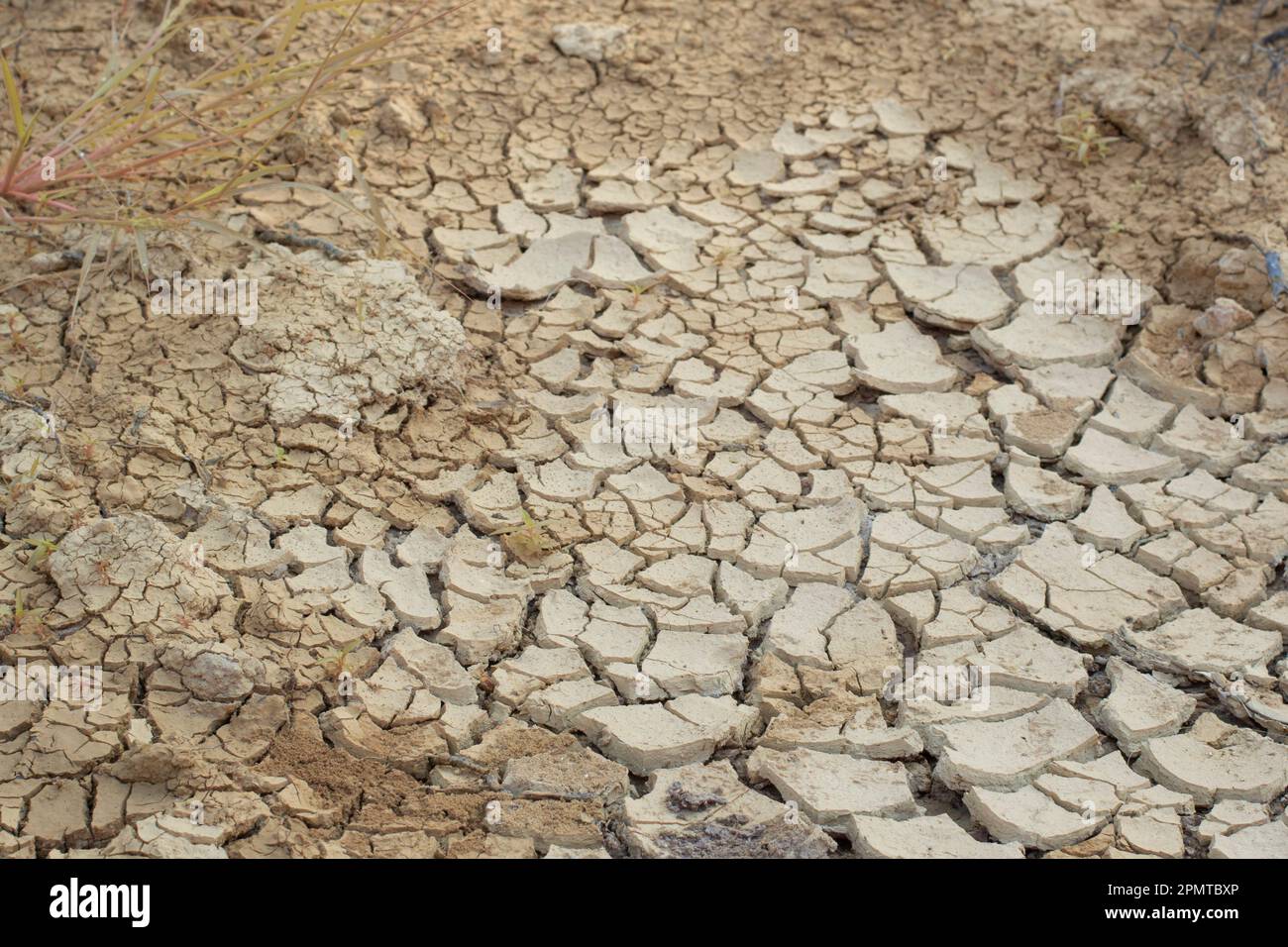 Infrared image of the earth surface soil crack due to the drought Stock ...