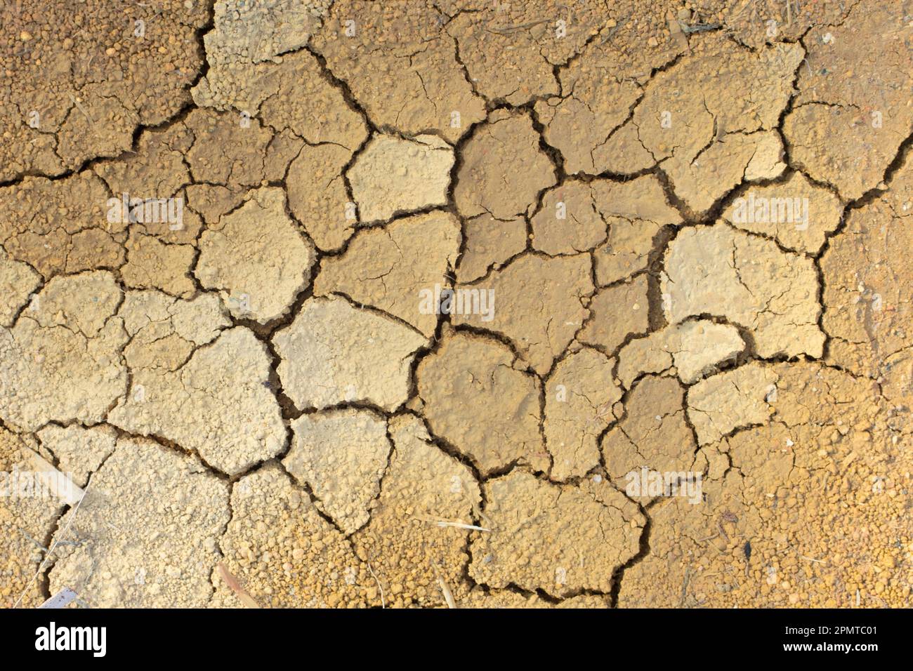 Infrared image of the earth surface soil crack due to the drought Stock ...