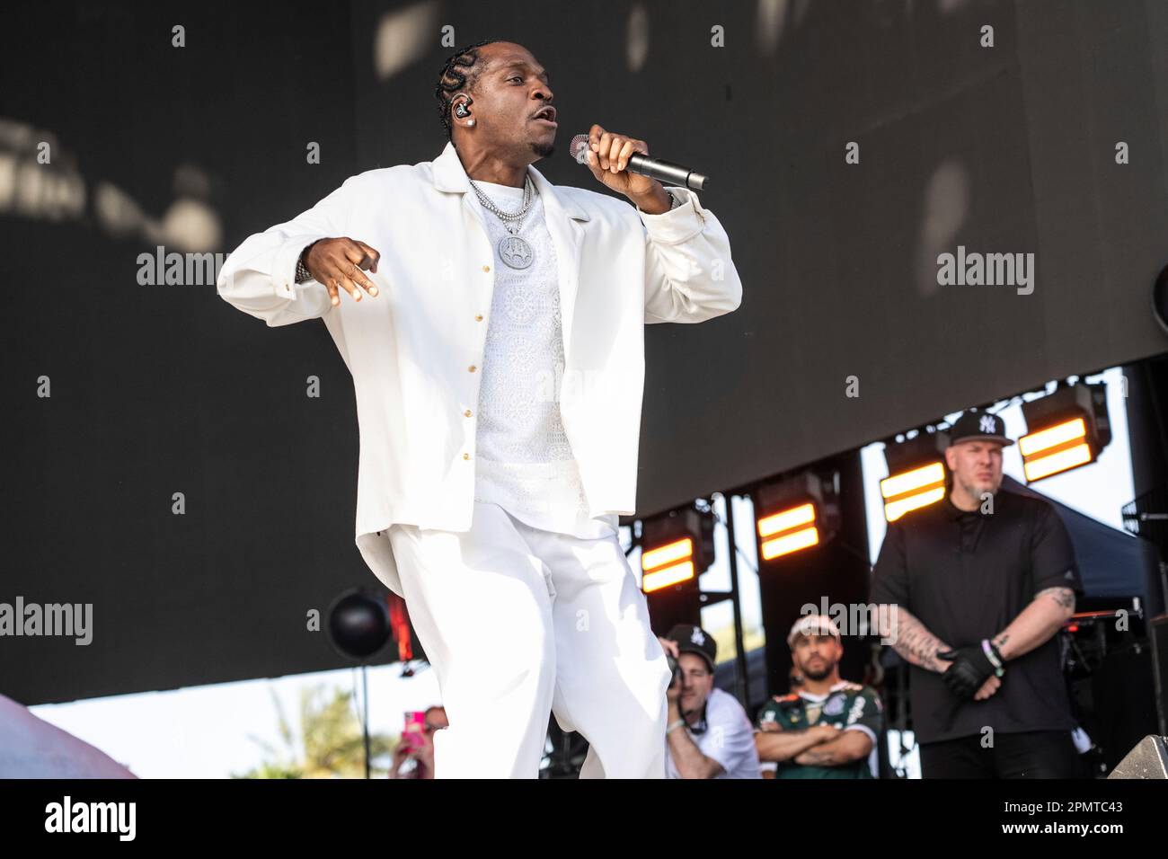 Pusha T performs at the Coachella Music & Arts Festival at the Empire