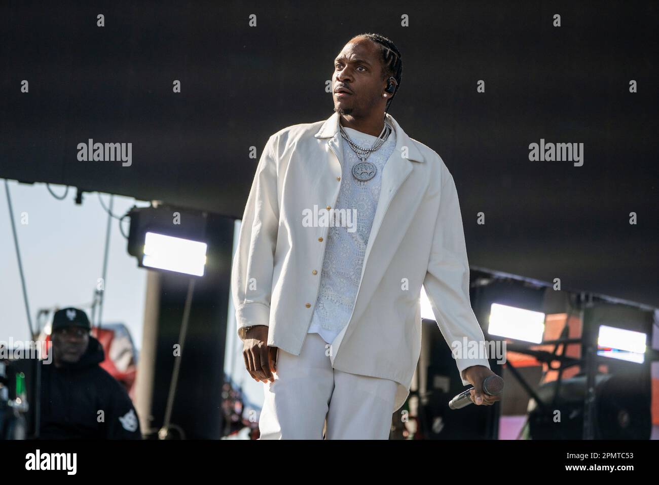 Pusha T performs at the Coachella Music & Arts Festival at the Empire