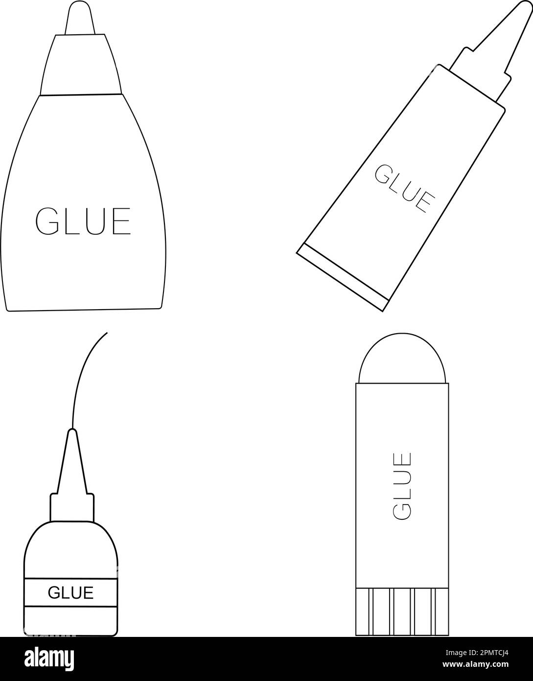 Glue stick Black and White Stock Photos & Images Alamy