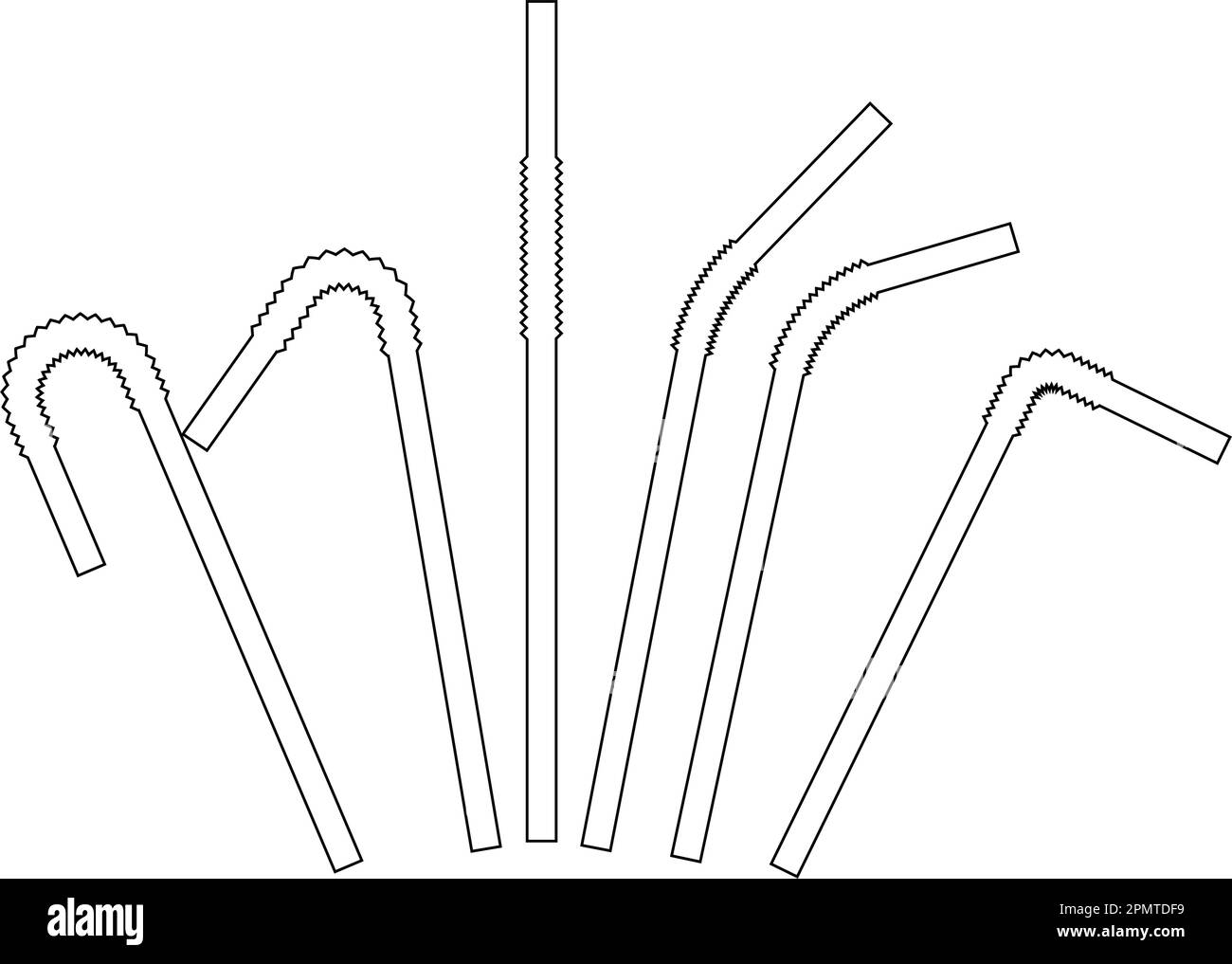 Bendy straw vector vectors hires stock photography and images Alamy