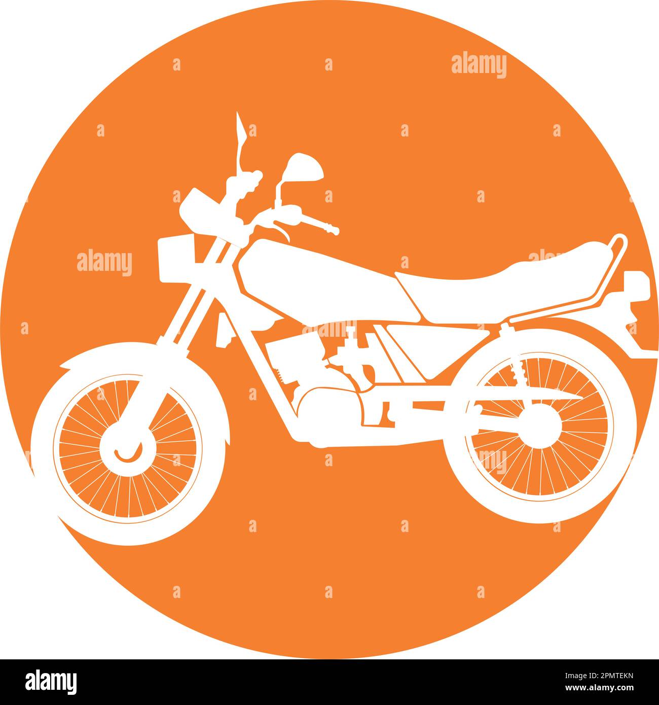 motorcycle Icon vector design illustration logo template Stock Vector