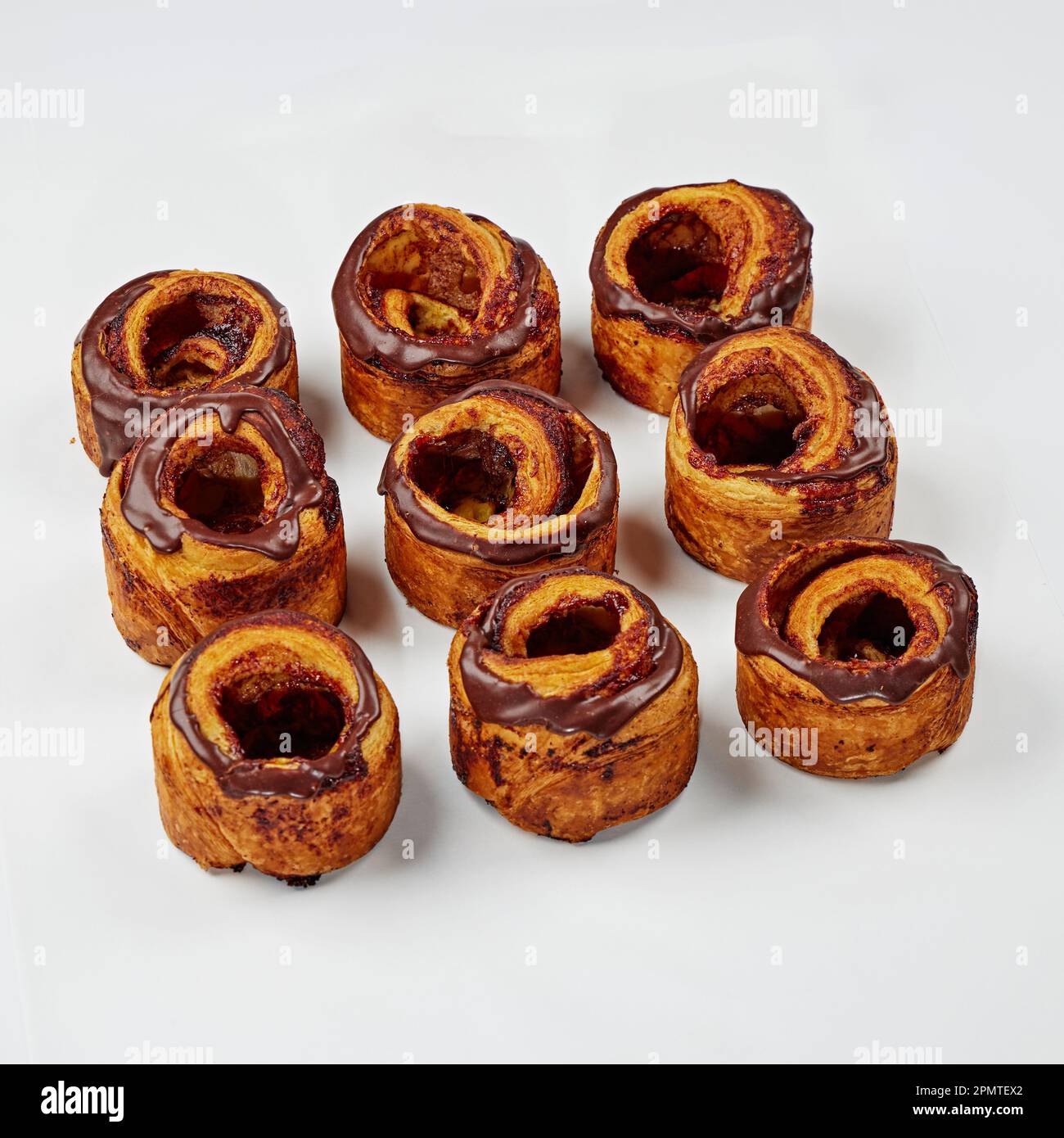 Danish pastries, soups, sandwiches, food Stock Photo