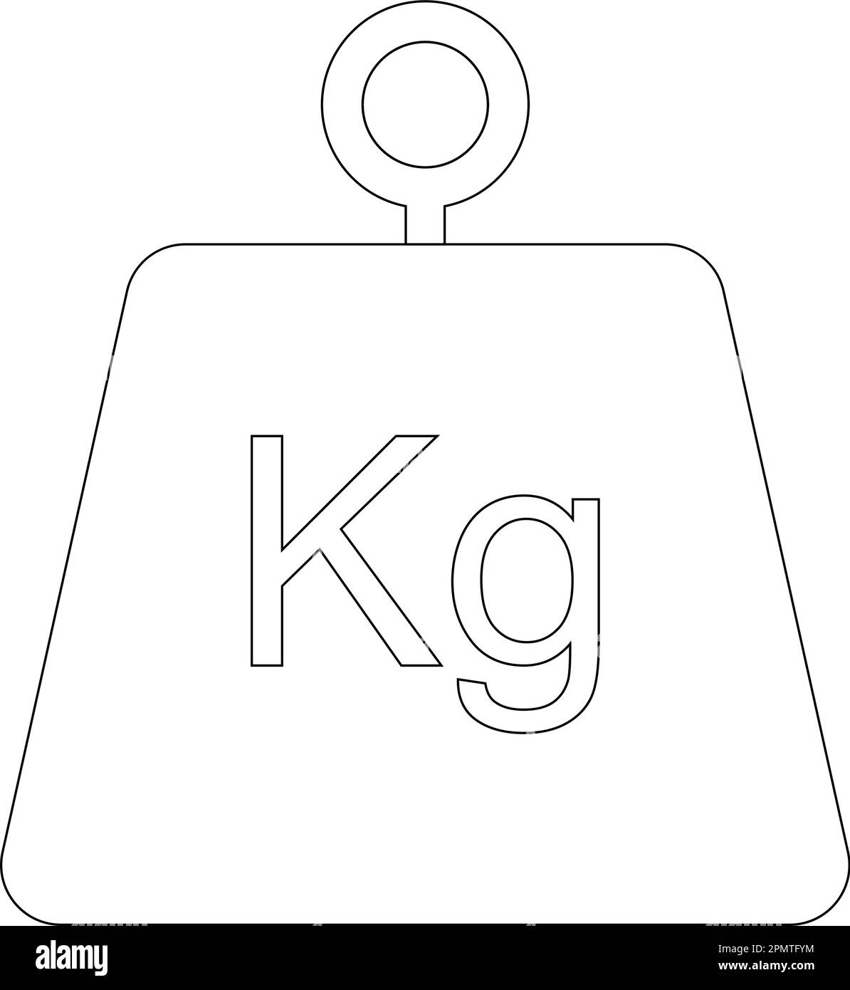 weight icon vector illustration simple design Stock Vector Image & Art