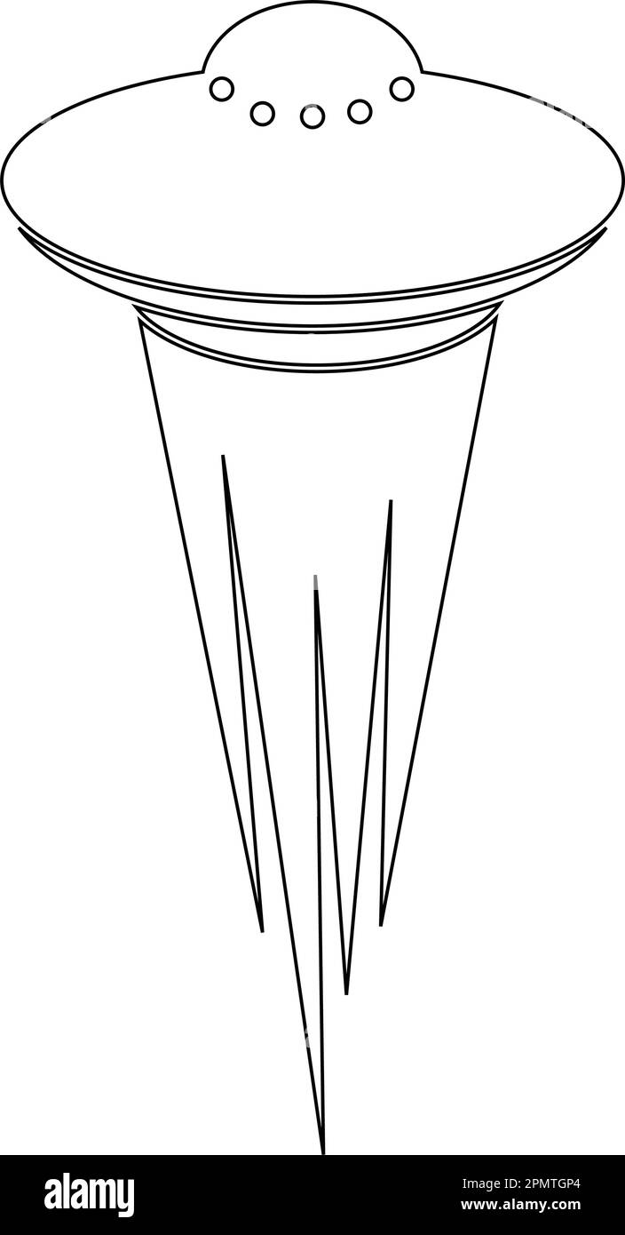 UFO icon vector illustration design Stock Vector