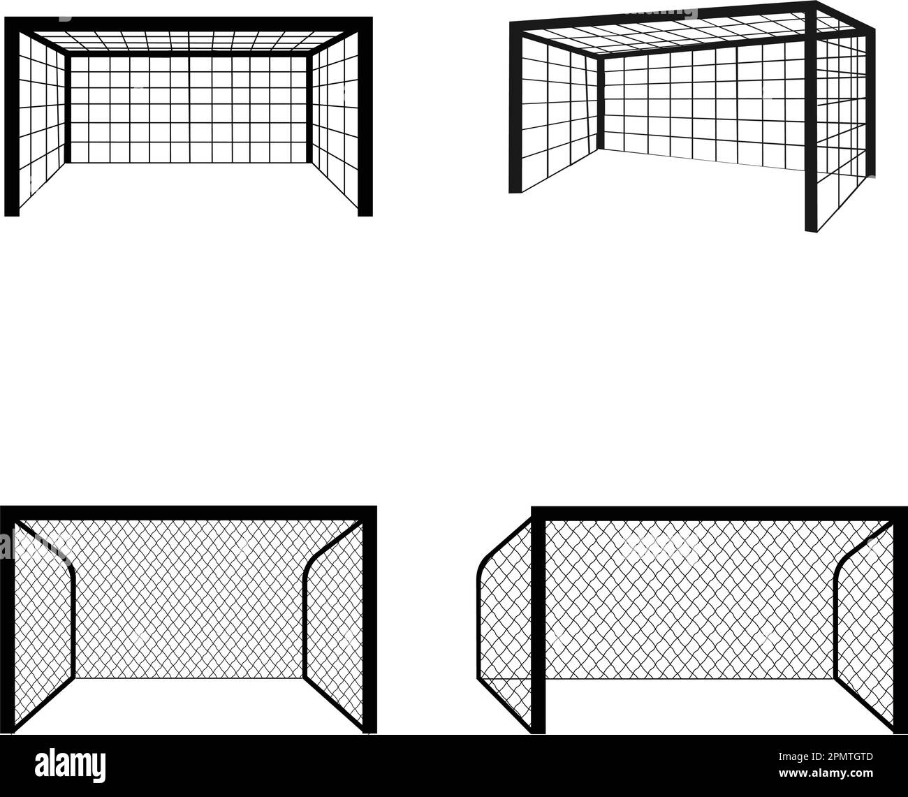 football goal icon vector illustration flat design and background Stock
