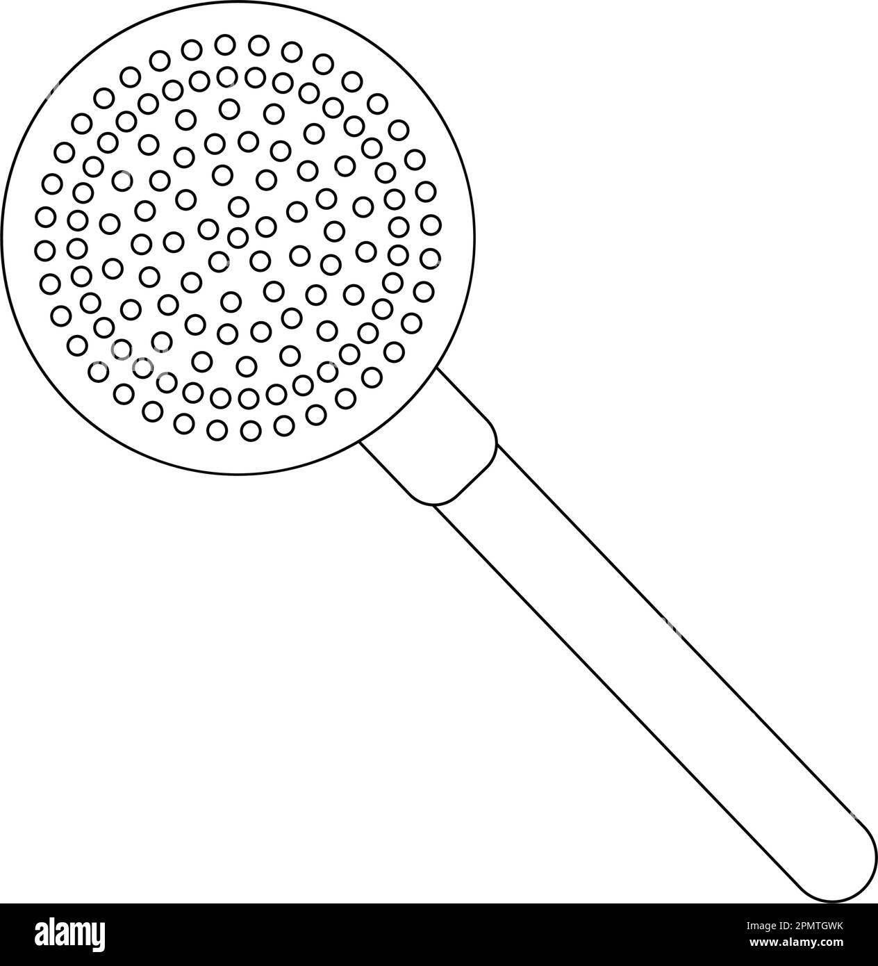 Colander Icon, Kitchen Cullender Utensil Icon Vector Art Illustration