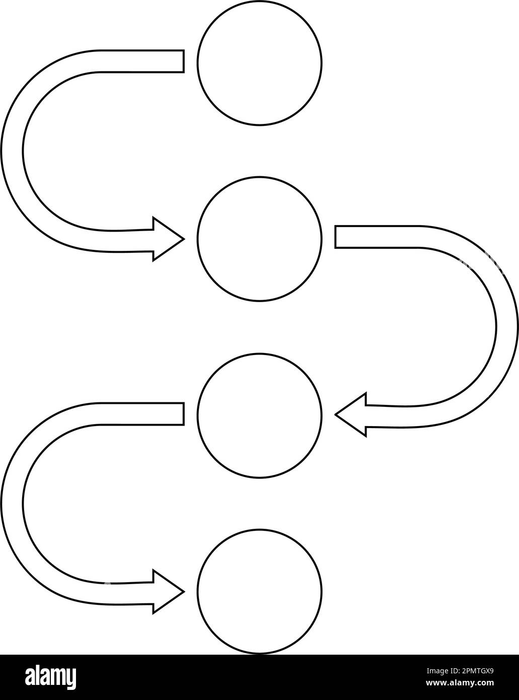 procedure icon.movement,step process,vector illustration symbol. Stock Vector