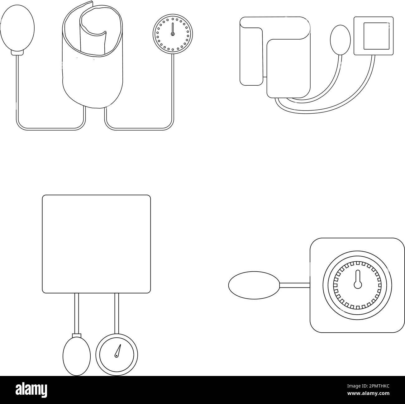 Blood Pressure equipment logo,vector illustration design template. Stock Vector