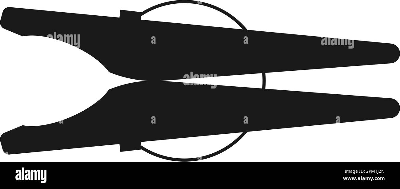 clothespin icon vector ,illustration logo design Stock Vector Image