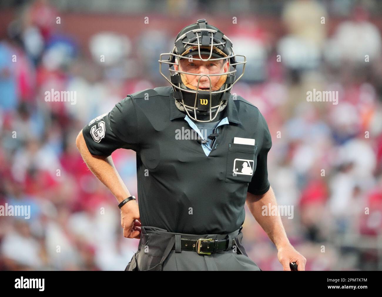St. Louis, United States. 14th Apr, 2023. Home Plate Umpire Lance