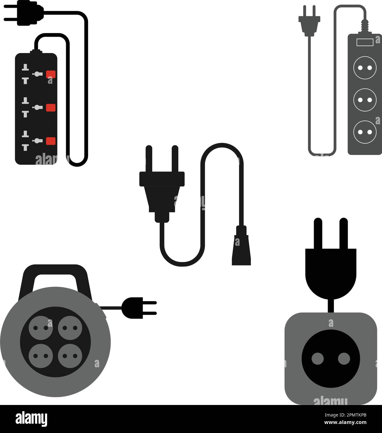 Extension cord icon hi-res stock photography and images - Alamy