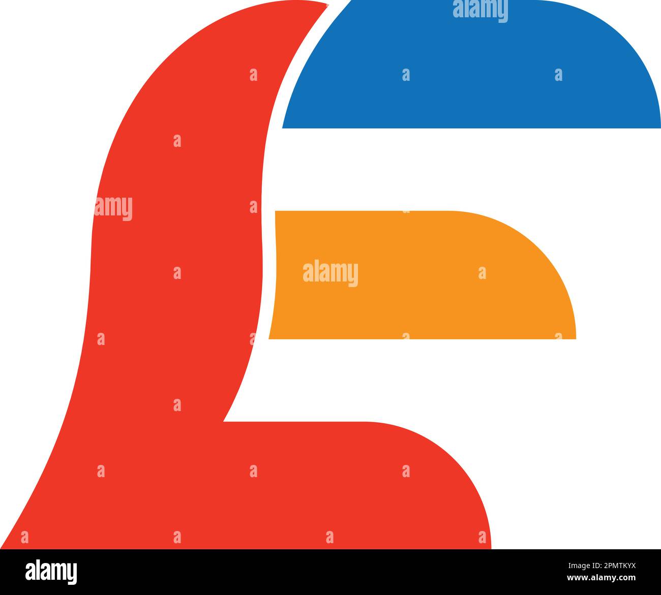 E letter logo vector illustration design Stock Vector