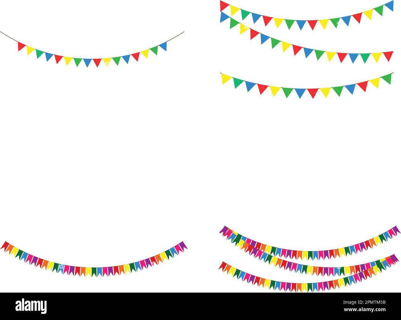 party flag icon, birthday celebration, welcoming, decoration vector illustration Stock Vector