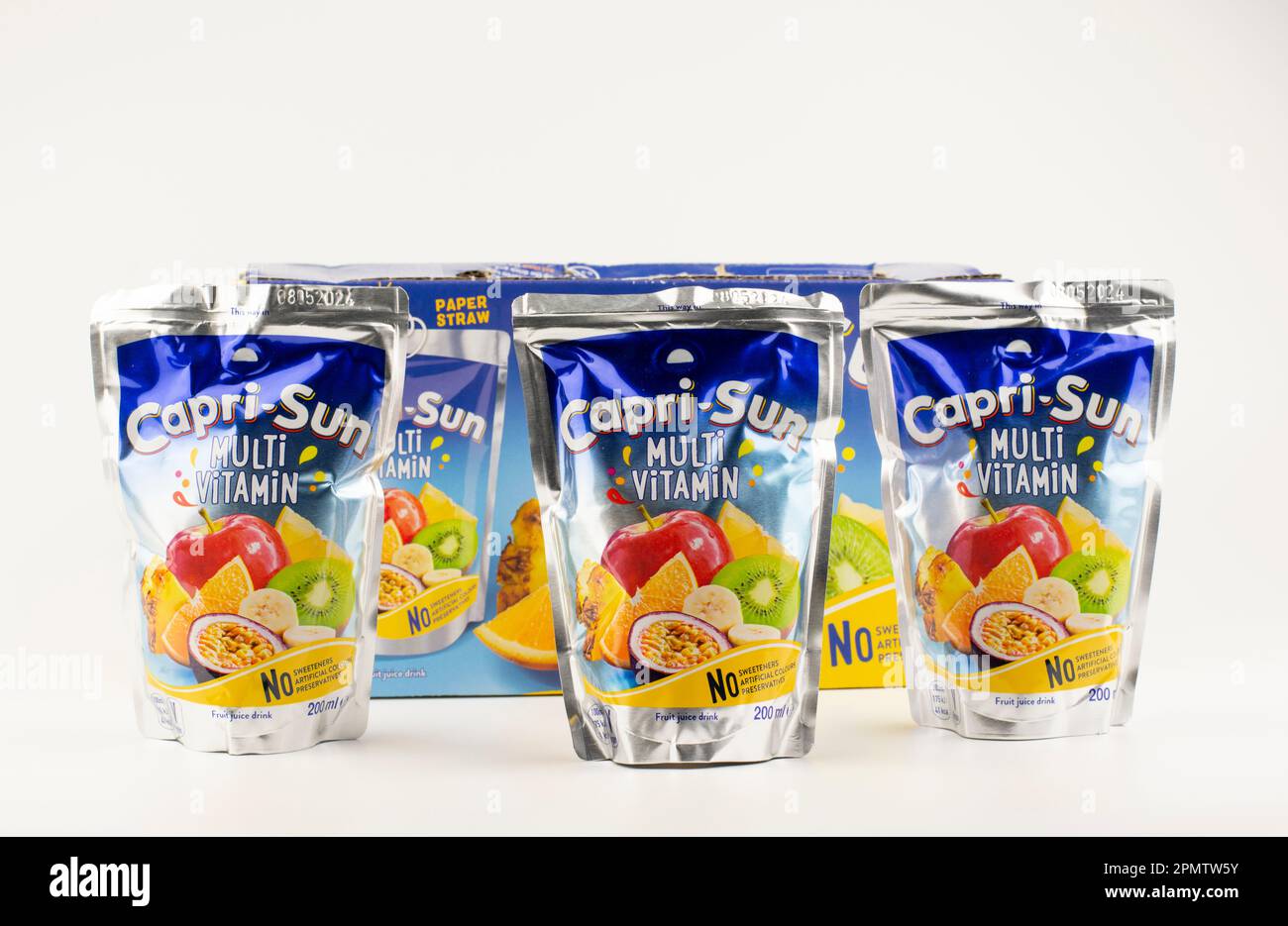 Capri sun juice drink hi-res stock photography and images - Alamy