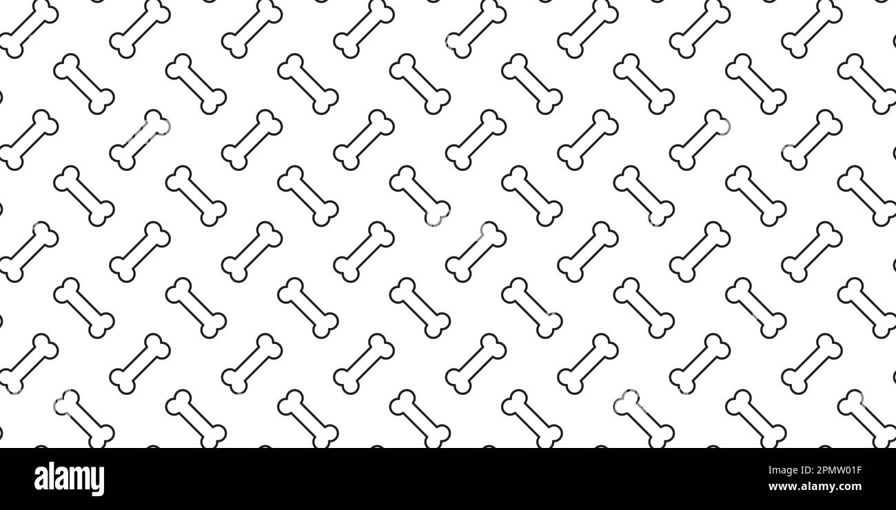 Dog Bone Seamless pattern vector bone isolated background wallpaper ...