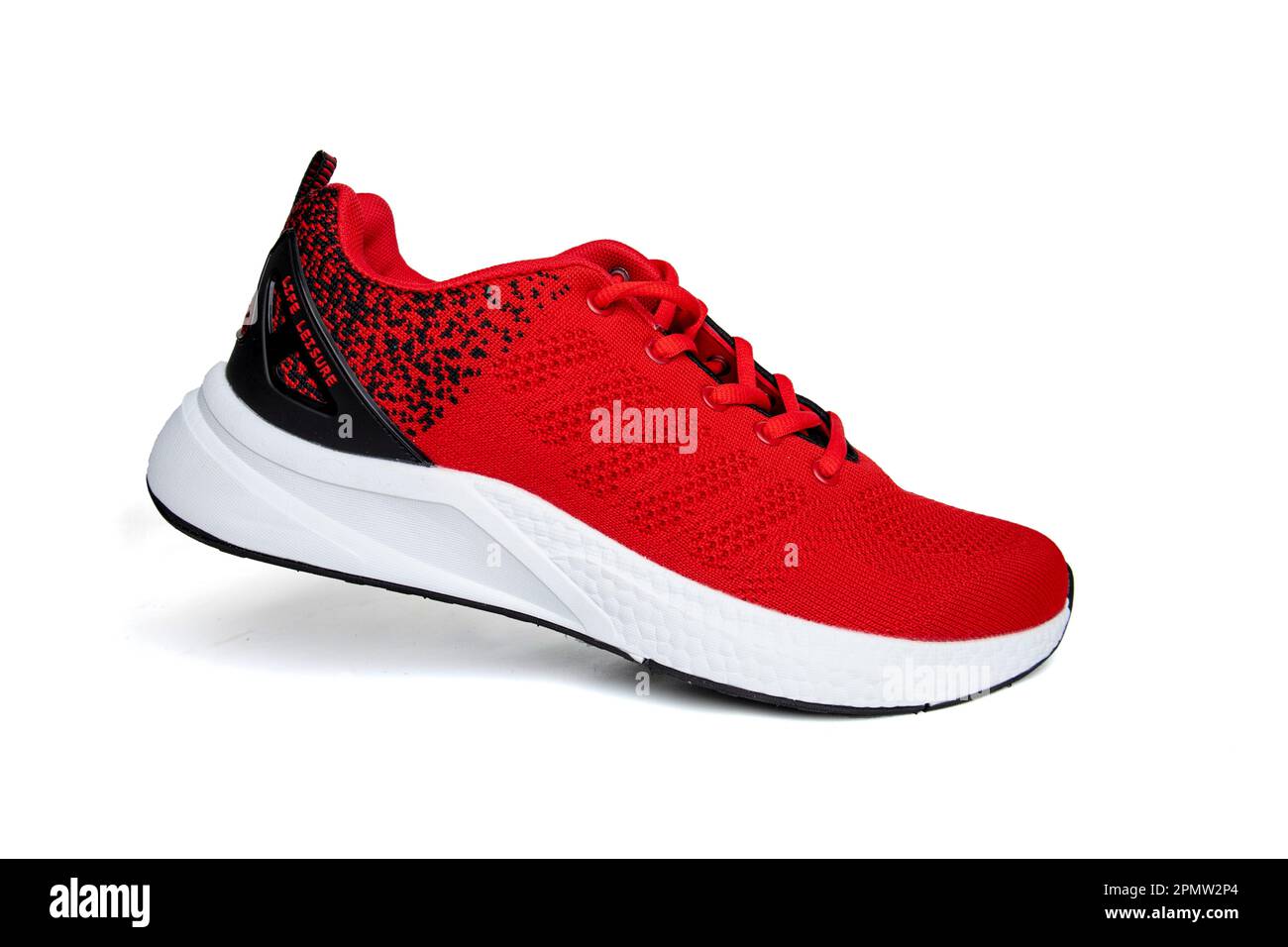Red sneakers on a transparent background Stock Photo - Alamy