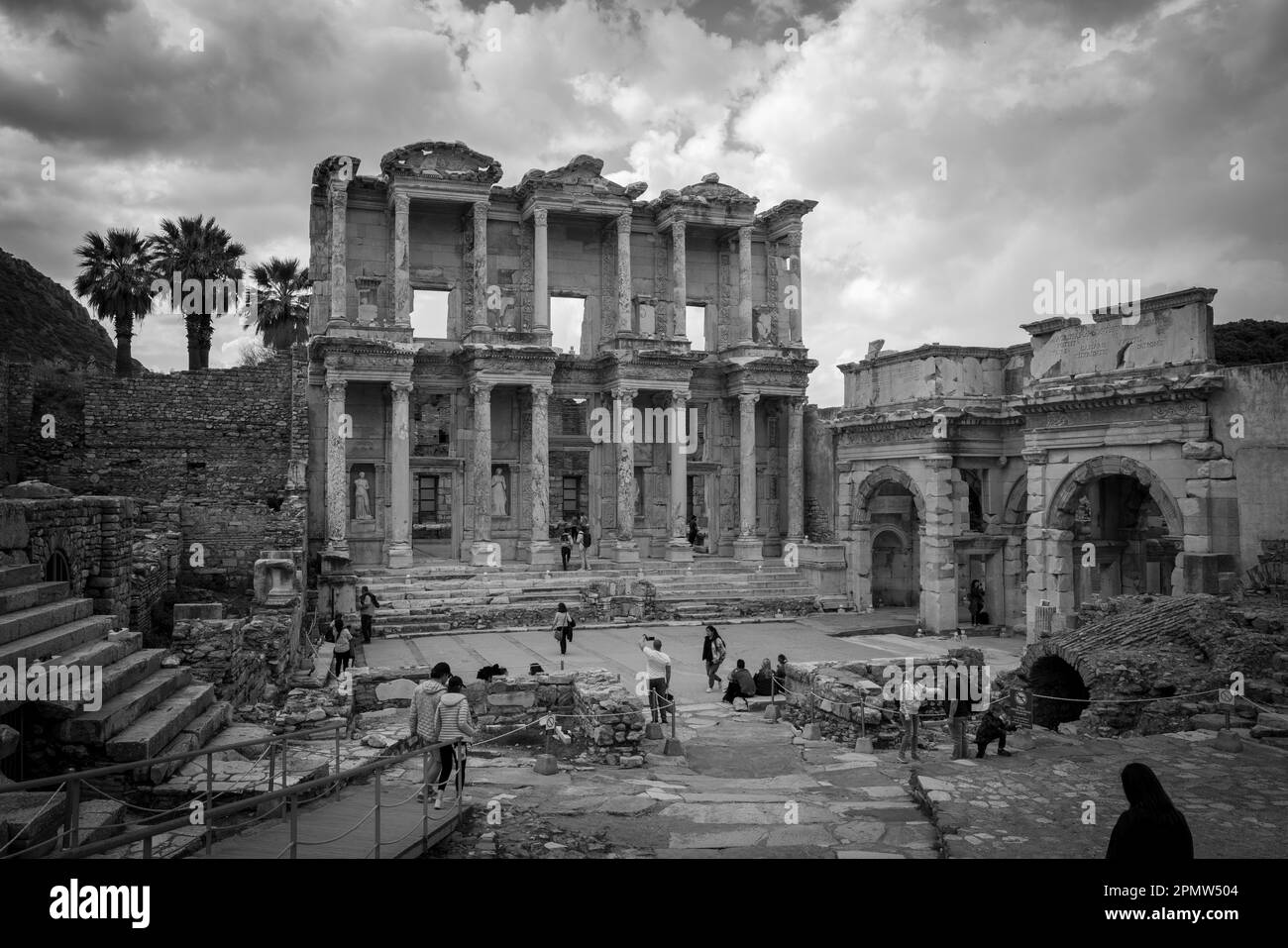 the ancient city of Ephesus in Turkey Stock Photo Alamy