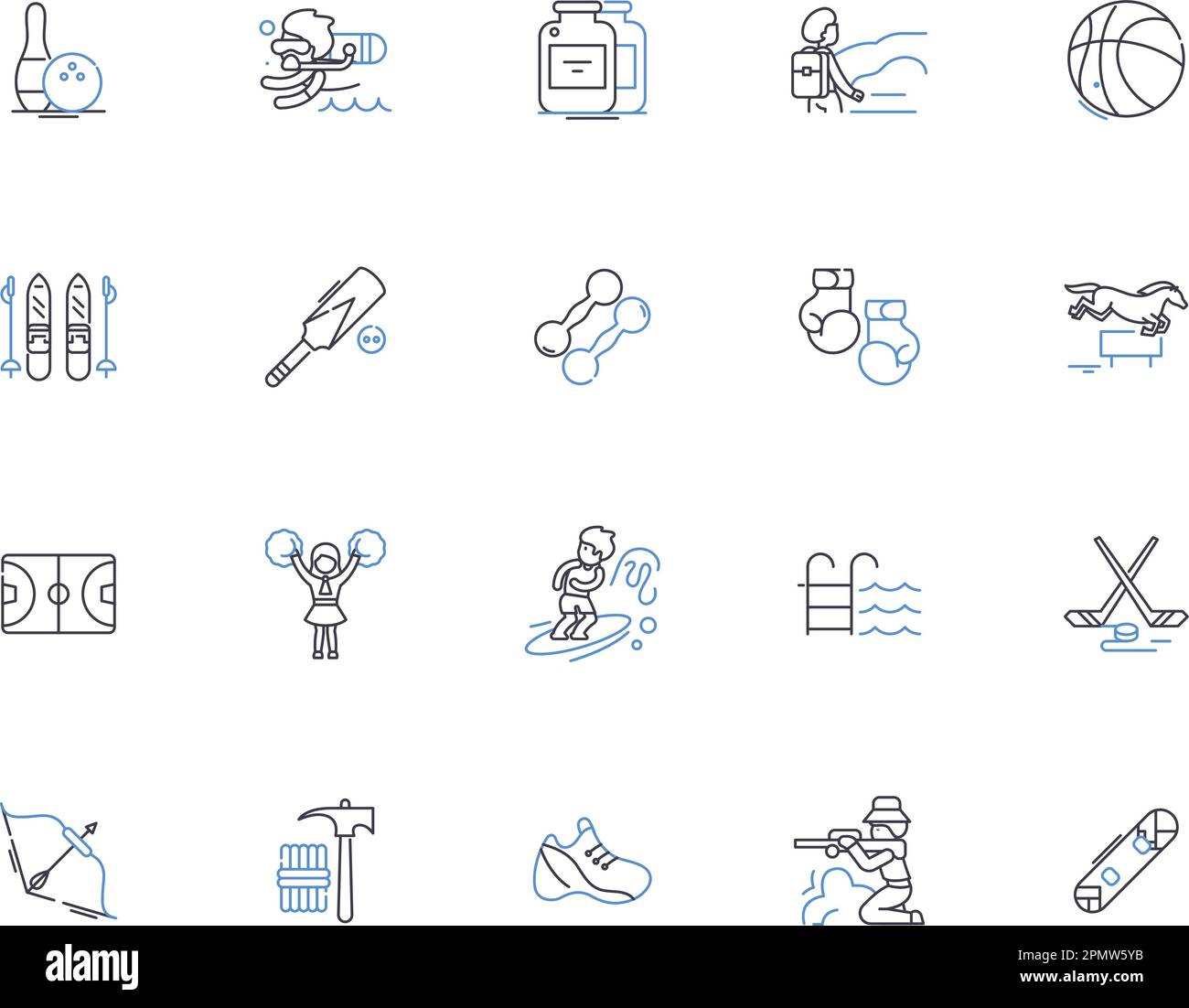 Sport Activities Outline Icons Collection Sports Activities Games sport-activities-outline-icons-collection-sports-activities-games