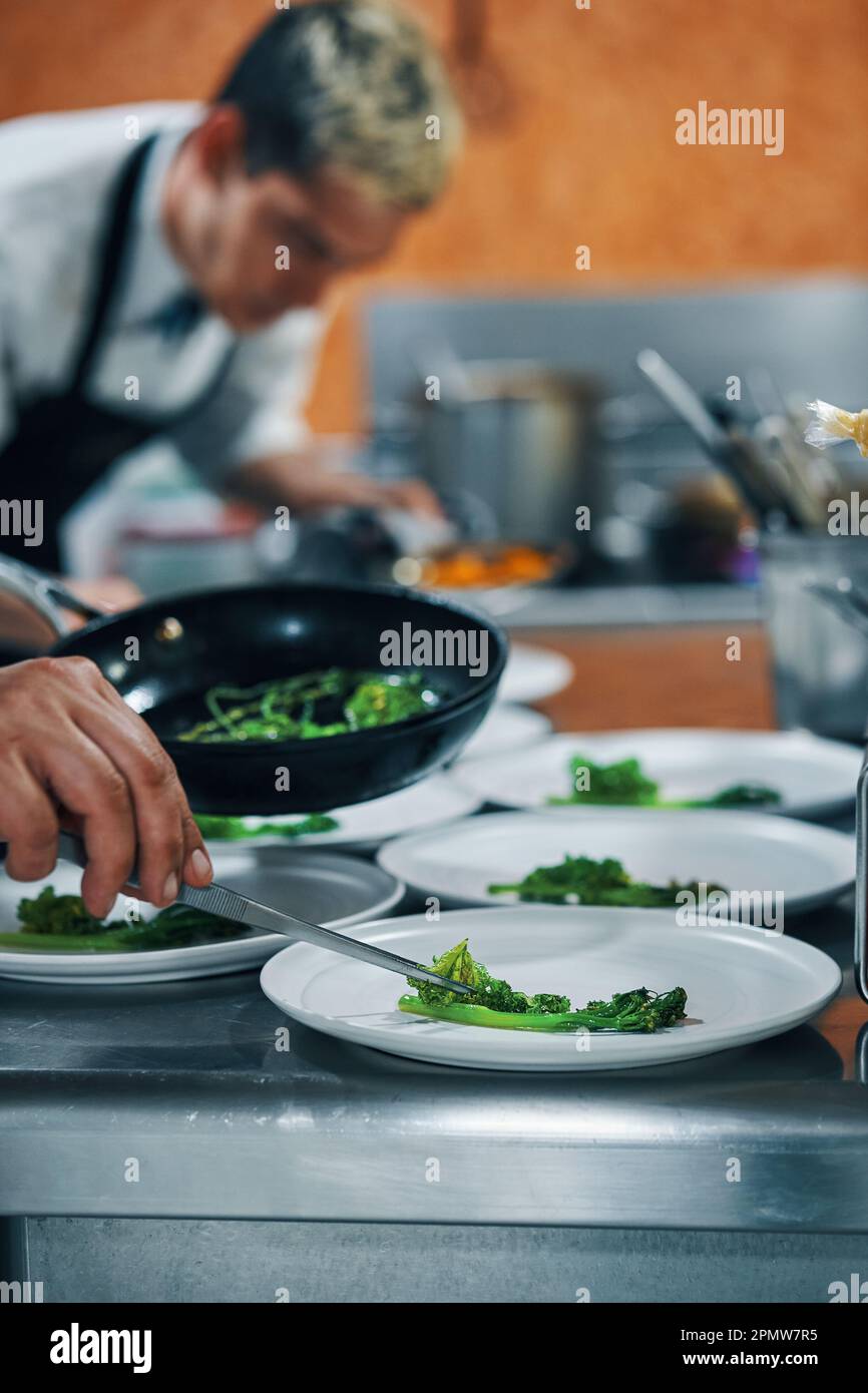 vegetable garnish food presentation Stock Photo Alamy
