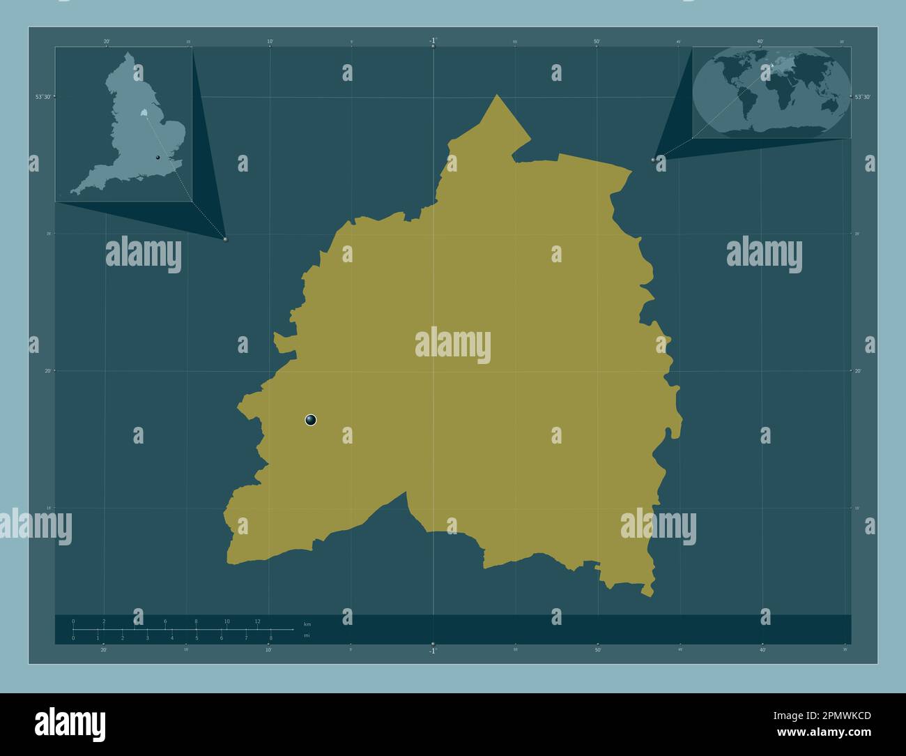 Bassetlaw, non metropolitan district of England Great Britain. Solid