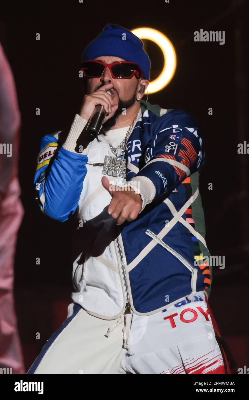 Madrid, Spain. 15th Apr, 2023. Singer Llandel Veguilla Malavé better