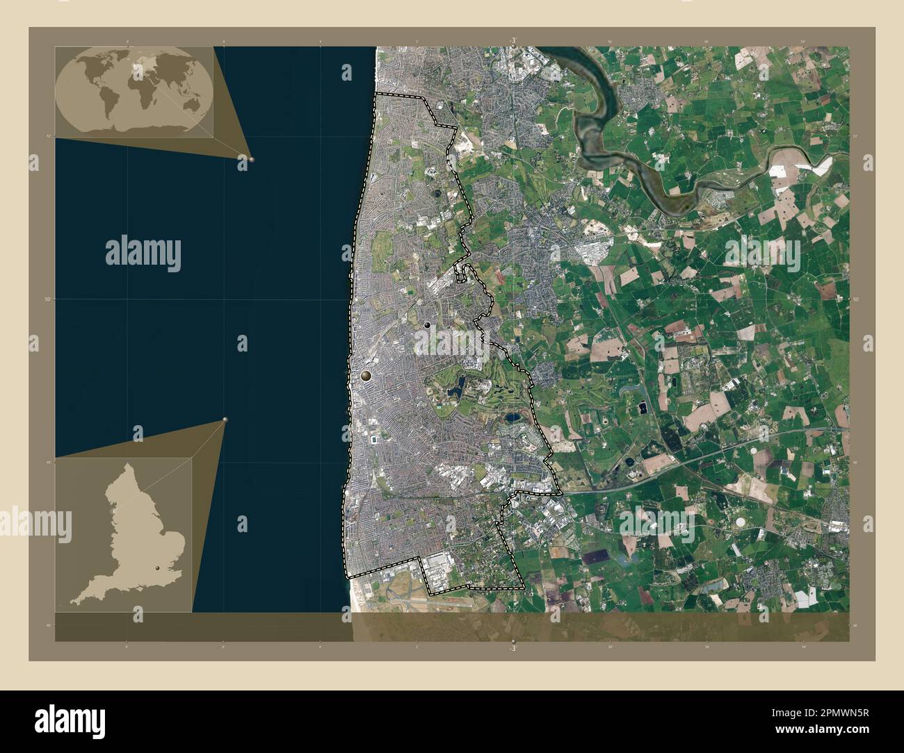 Blackpool, administrative county of England - Great Britain. High ...