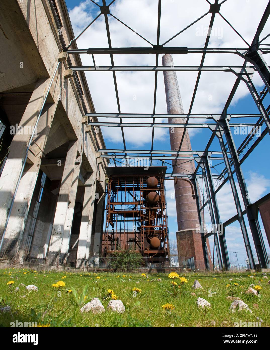 Landsweiler-Reden mine in Saarland, old workshop of the Reden mine Stock  Photo - Alamy