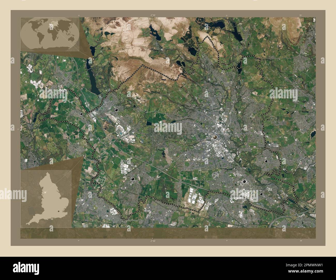 Bolton, administrative county of England Great Britain. High