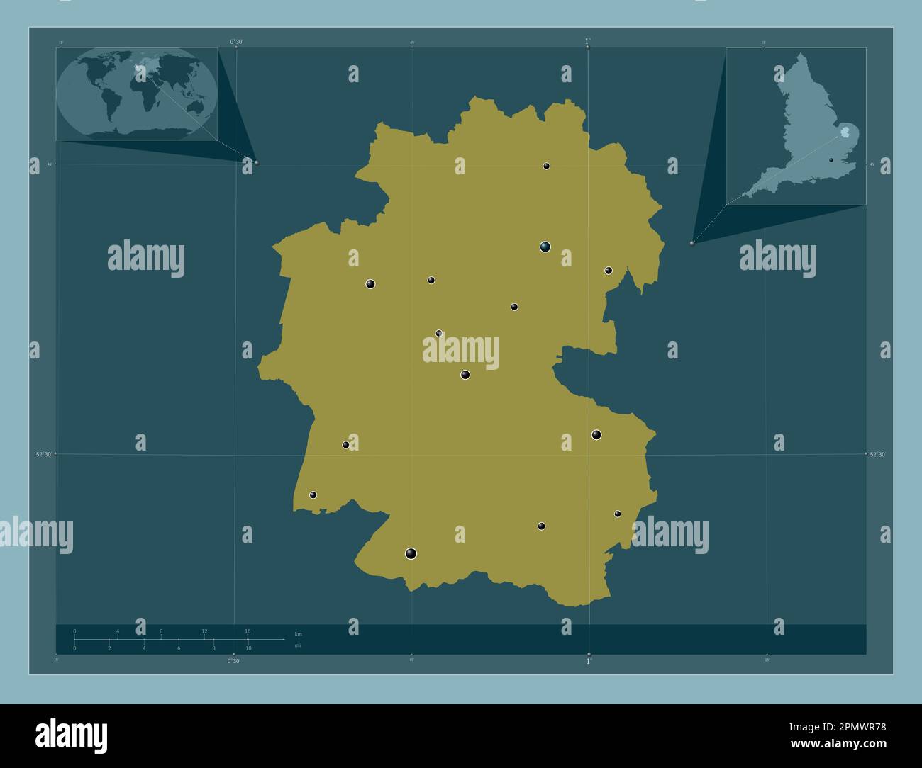 Breckland, non metropolitan district of England Great Britain. Solid