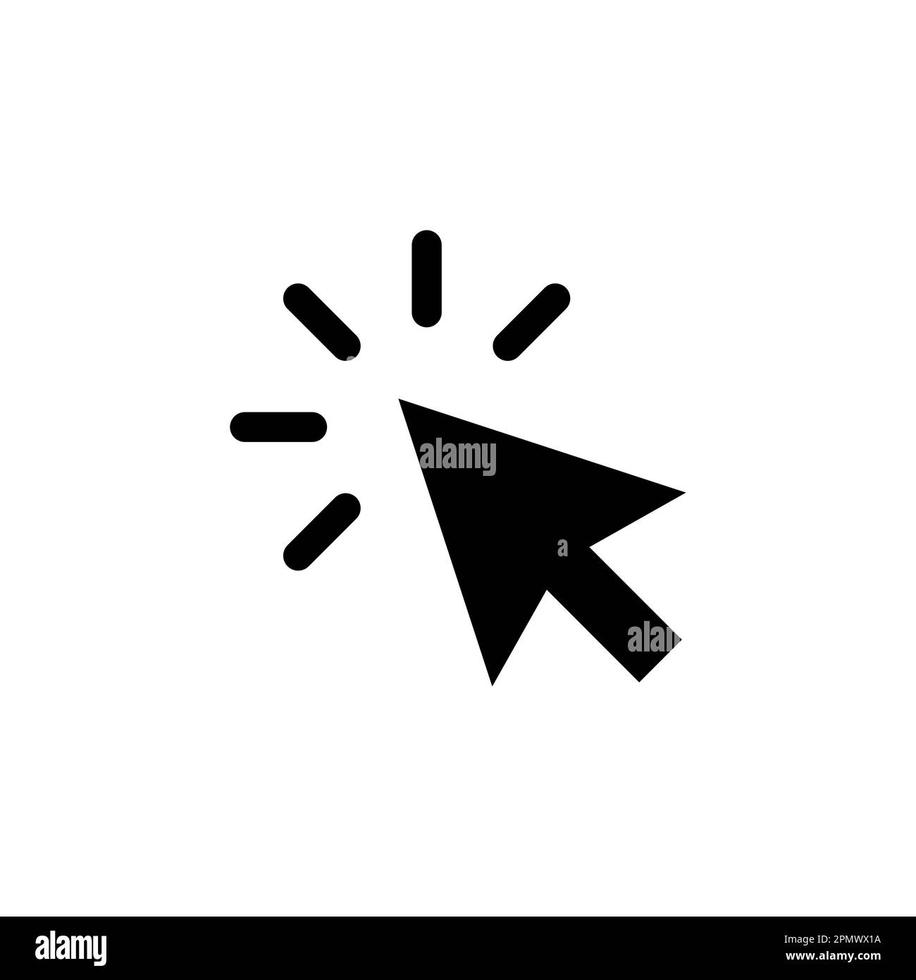 Click icon vector. pointer arrow icon. cursor icon vector Stock Vector ...