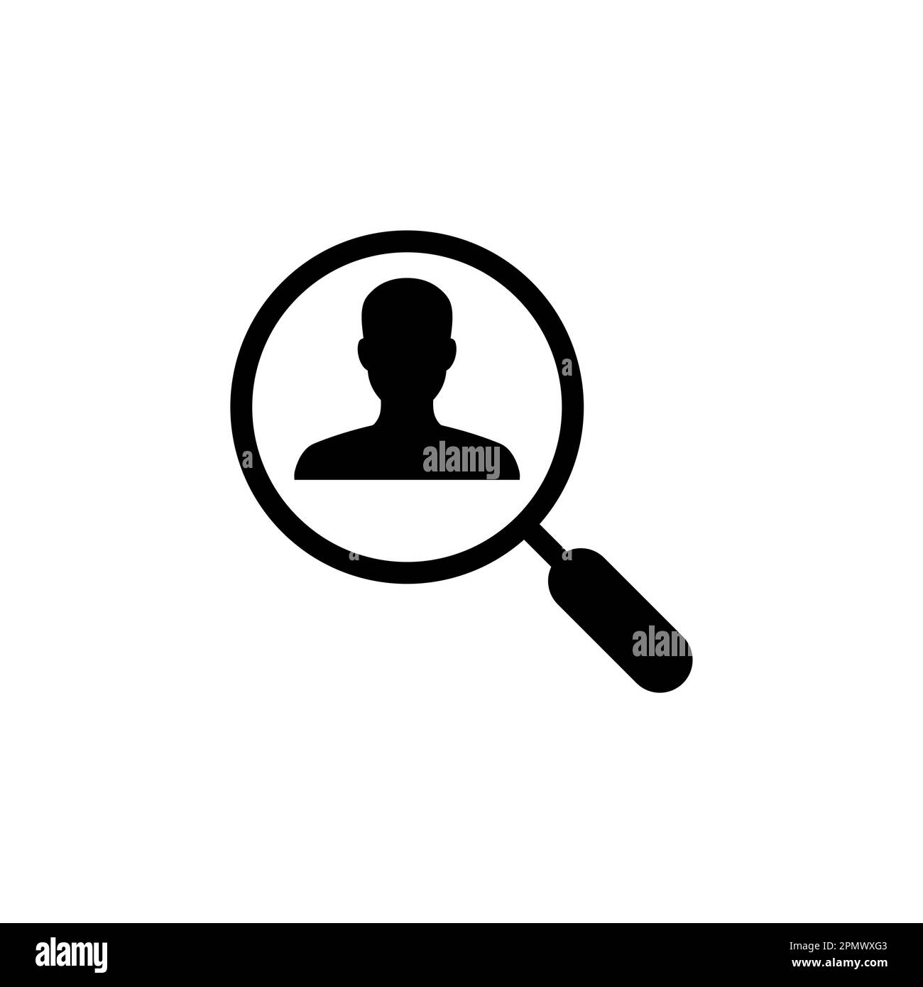 Hiring icon vector. Search job vacancy icon. Human resources concept ...