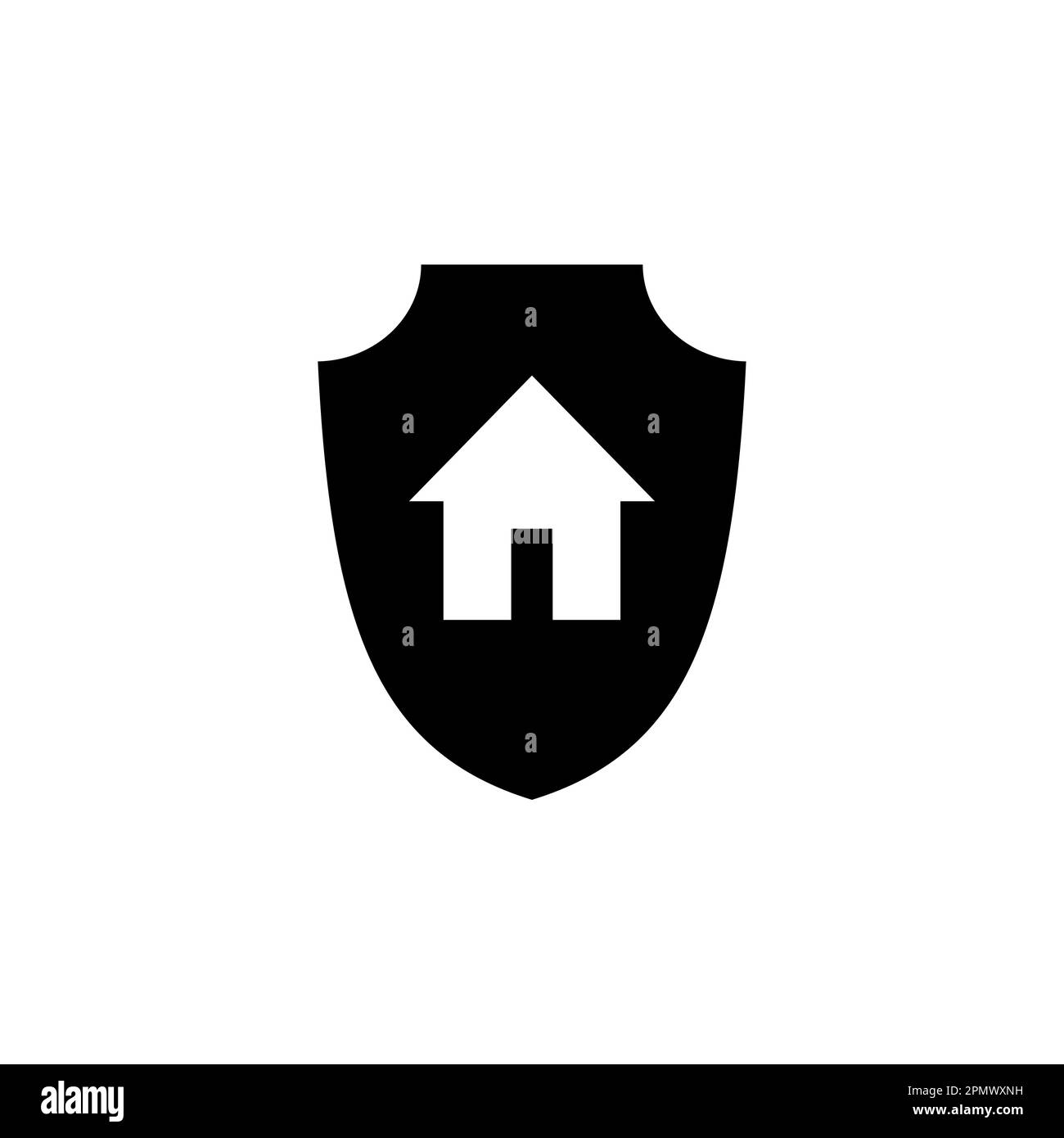 home insurance icon vector. home protection icon Stock Vector Image ...
