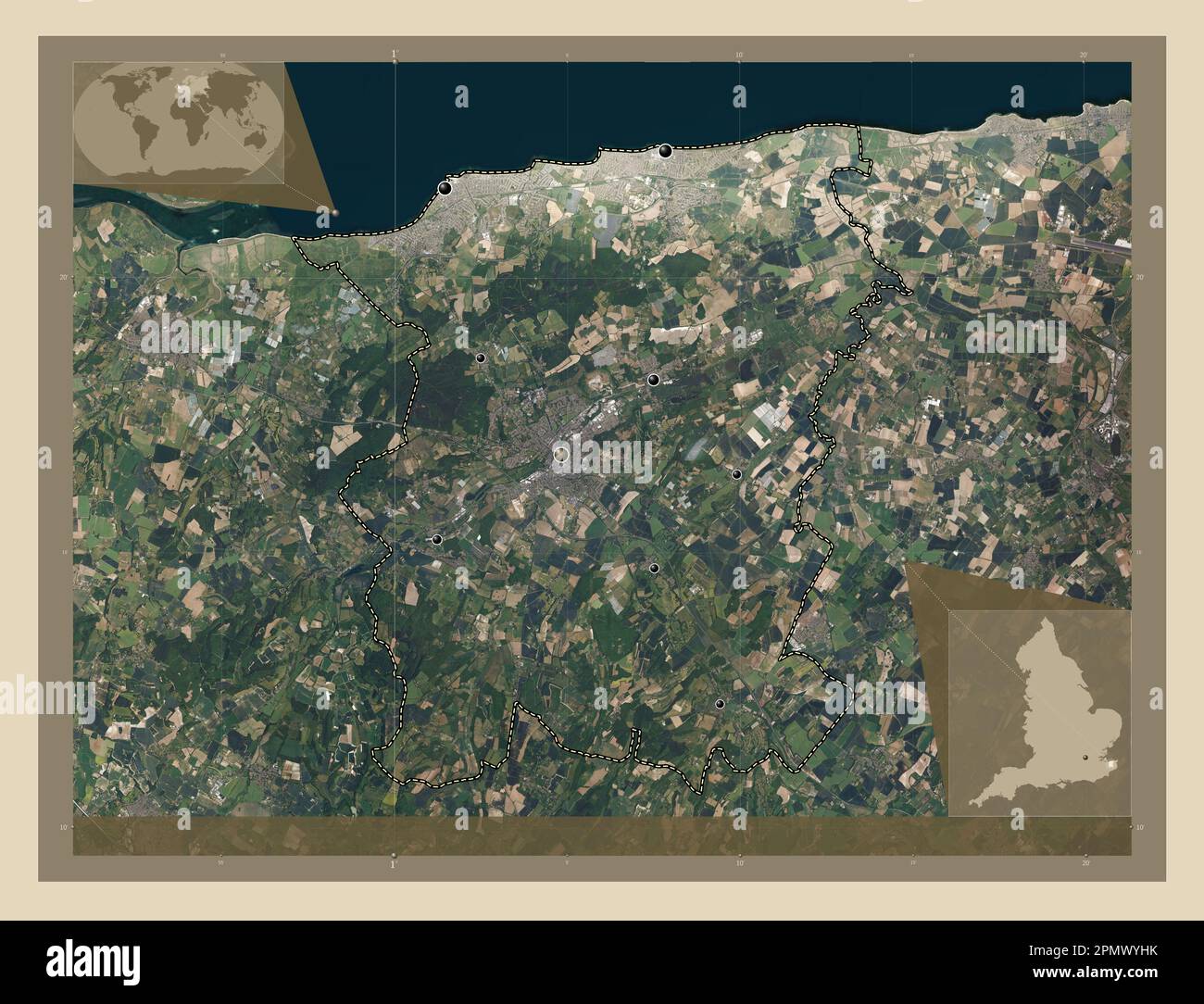 Canterbury, non metropolitan district of England - Great Britain. High ...